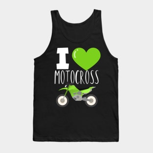 Motocross i love Tank Top